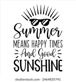 Summer  Designs Bundle. Summer T-Shirt design.