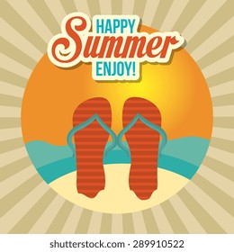 Summer digital design, vector illustration eps 10.