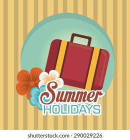 Summer digital design, vector illustration eps 10