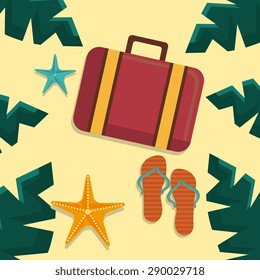 Summer digital design, vector illustration eps 10