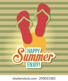 Summer digital design, vector illustration eps 10