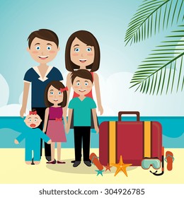 Summer digital design, vector illustration eps 10.