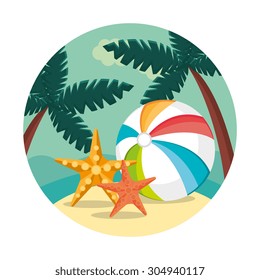 Summer digital design, vector illustration eps 10.
