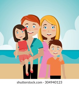 Summer digital design, vector illustration eps 10.