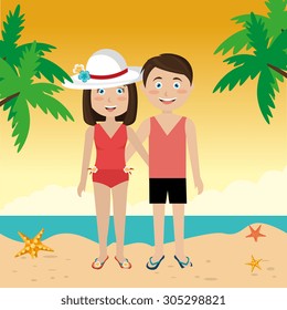 Summer digital design, vector illustration eps 10.