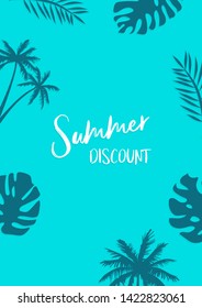 Summer Discount a4 banner concept