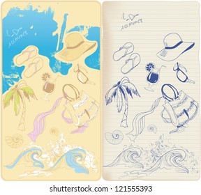 summer doodles
