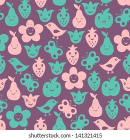 summer dream seamless pattern