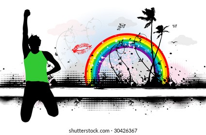 Summer dreams illustration