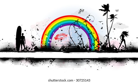 Summer dreams illustration