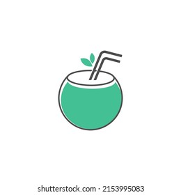 Icono de bebida de verano patrón de diseño gráfico vector
