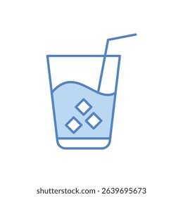 Summer Drink Icon vector stock illustration