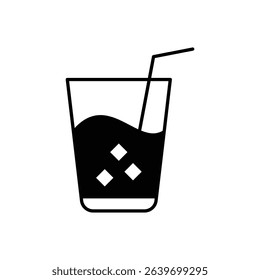 Summer Drink Icon vector stock illustration