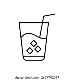 Summer Drink Icon vector stock illustration