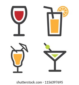 Summer Drink Icons