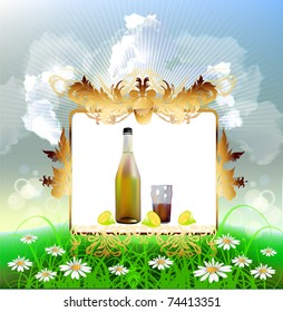 summer drink illustration