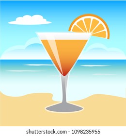 Summer Drink on the beach