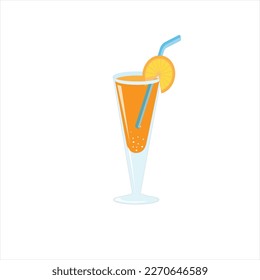 Summer drink set. Vector cartoon illustration of sweet mojito, different color limoncello and sangria with tube for drinking and ingredients.