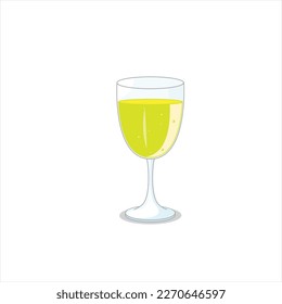 Summer drink set. Vector cartoon illustration of sweet mojito, different color limoncello and sangria with tube for drinking and ingredients.