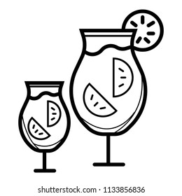 Summer Drinks Icon vector