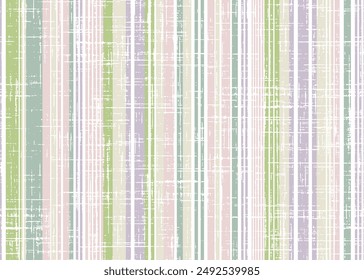 Summer Easter Multi Stripe texture pattern. Abstract red, pink, yellow, and turquoise color texture background.Vertical irregular size multi-colored stripes Vector.