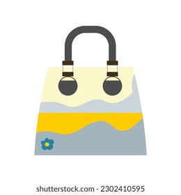 summer  ecobag isolated on white