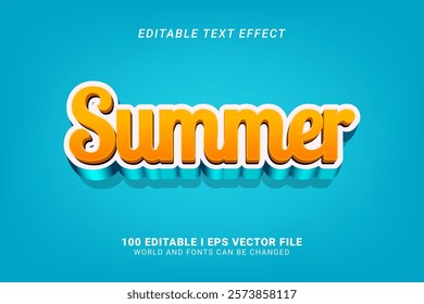 Summer Editable Text Effect Design