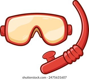 Summer Elements Diving Equipment Illustration