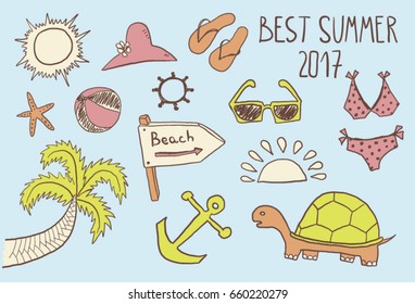 Summer elements sketches