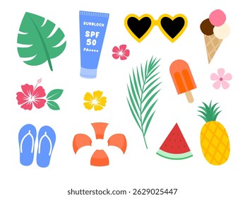 Summer Elements Sticker Pack for Decor