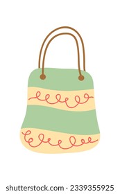 Summer Elements. Summer vector icon set for sticker. Icons, signs and banners. Bright summertime poster. Collection elements for summer holidays and party. Vector illustration