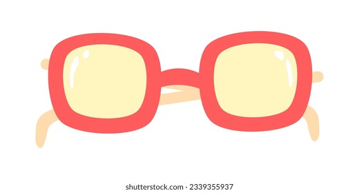 Summer Elements. Summer vector icon set for sticker. Icons, signs and banners. Bright summertime poster. Collection elements for summer holidays and party. Vector illustration