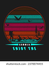 SUMMER ENJOY EHE BEST T SHIRT DESIGN 