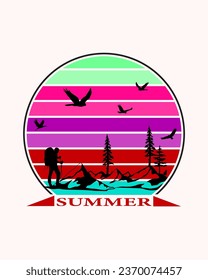 SUMMER ENJOY EHE BEST T SHIRT DESIGN 