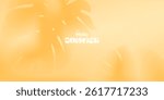 Summer exotic background. Different palm leaves. Tropical foliage. design for card, cover, banner, wallpaper. Soft gradient.