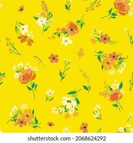 Summer fashion seamless pattern for dress