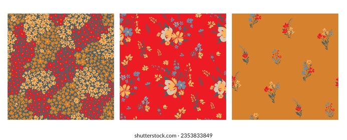 Summer fashion seamless pattern for dress