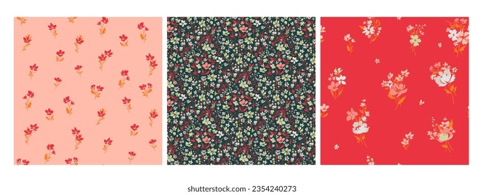 Summer fashion seamless pattern for dress