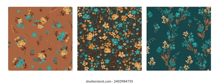 Summer fashion seamless pattern for dress