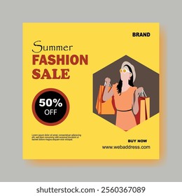 Summer fashion social media post
poster design
banner ads
social media posts