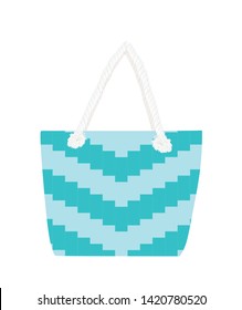 Summer fashionable bag. vector illustration