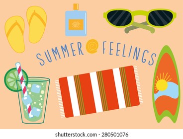 Summer Feelings Vector