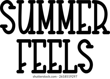 Summer Feels Typography T-shirt Design, Strand T-shirt Design, zomer retro boho design, Vintage Distressed, vector bestand, silhouet bestand, schrijfmachine