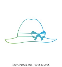 summer female hat icon
