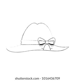 summer female hat icon