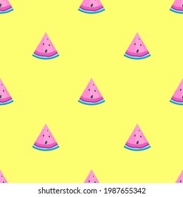 Summer Flat Deamless pattern Background