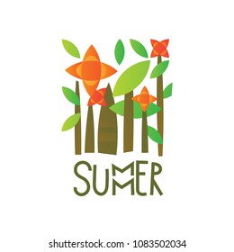 Summer flat element.Vector illustration