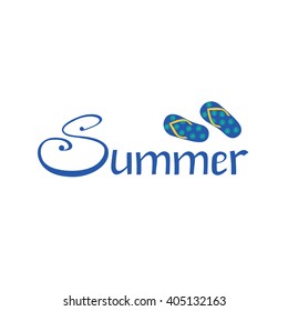 Summer flip flops