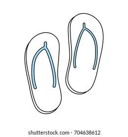 Summer flip flops
