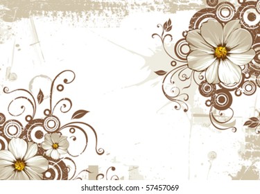Fondo floral de verano